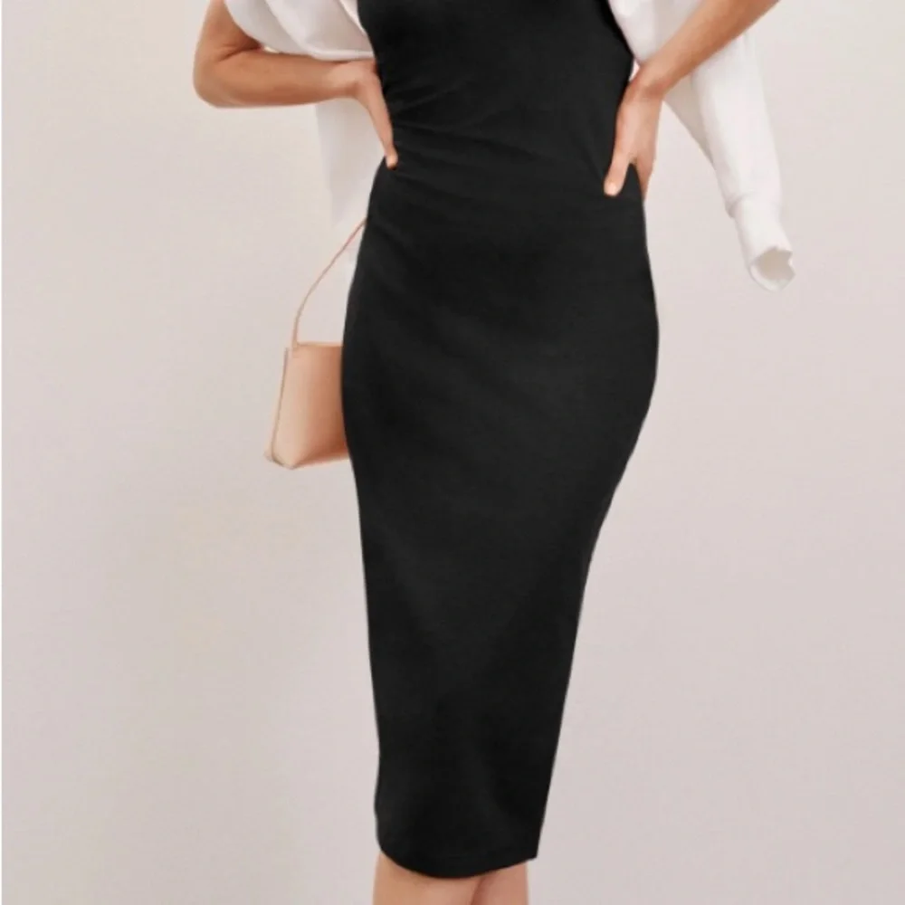 Beyond Yoga Black Strapless Bodycon Dress - Picture 3 of 7